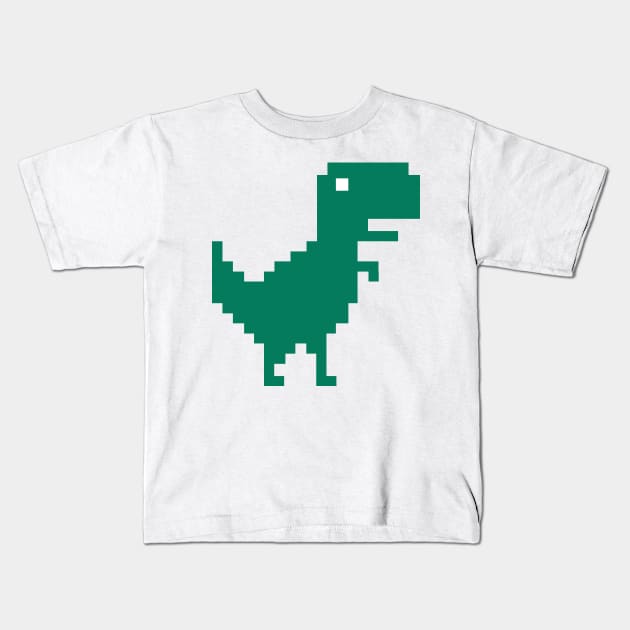 Offline Dino T Rex Kids T-Shirt by ijoshthereforeiam